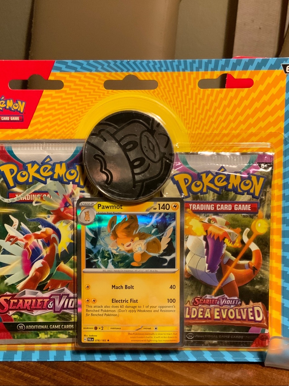 Trading Card Game Blister Pack - Yellow & Blue - Picture 2 of 16